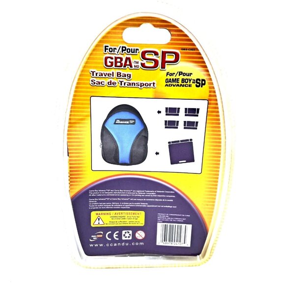 GBA SP Travel Bag For Game Boy Advance SP  GBS-C003 Unopened -NOS - Picture 2 of 6